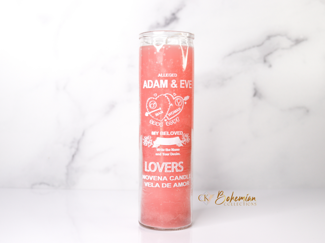 Adam and Eve Lovers Candle