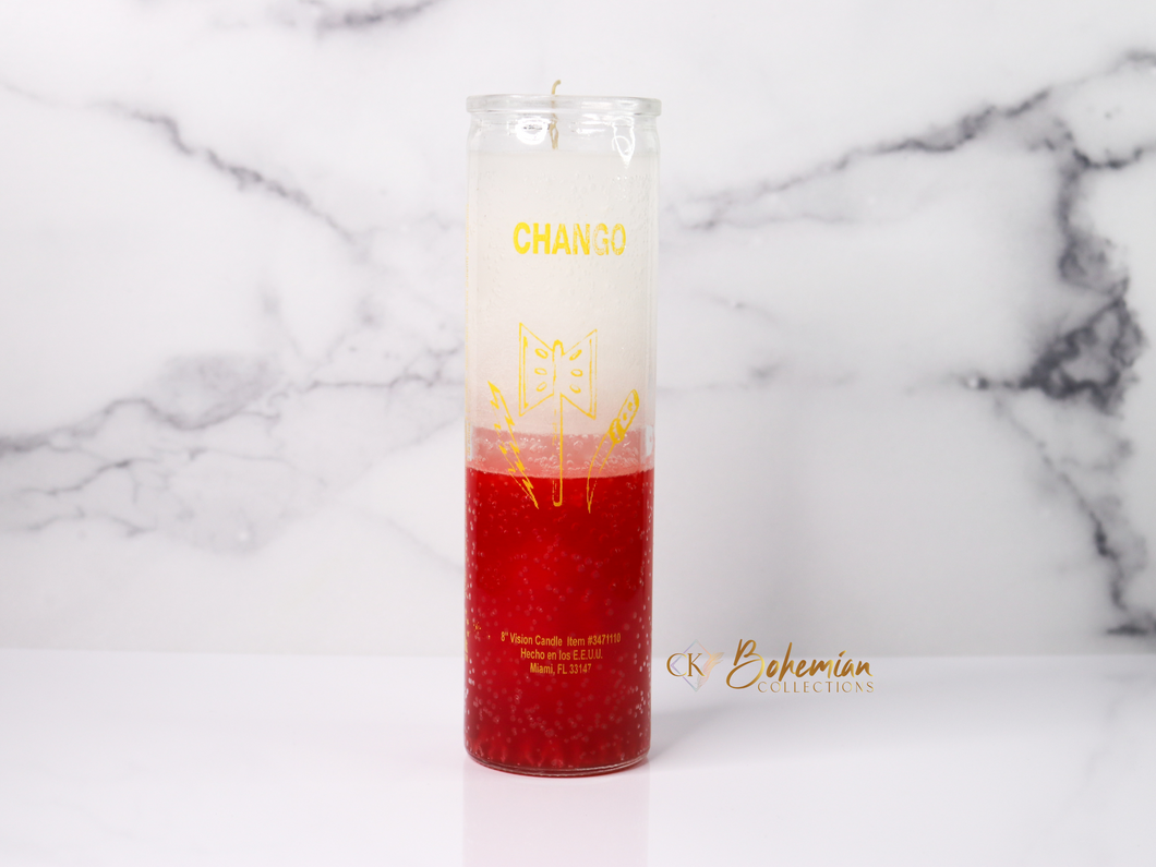 Chango Orisha Candle