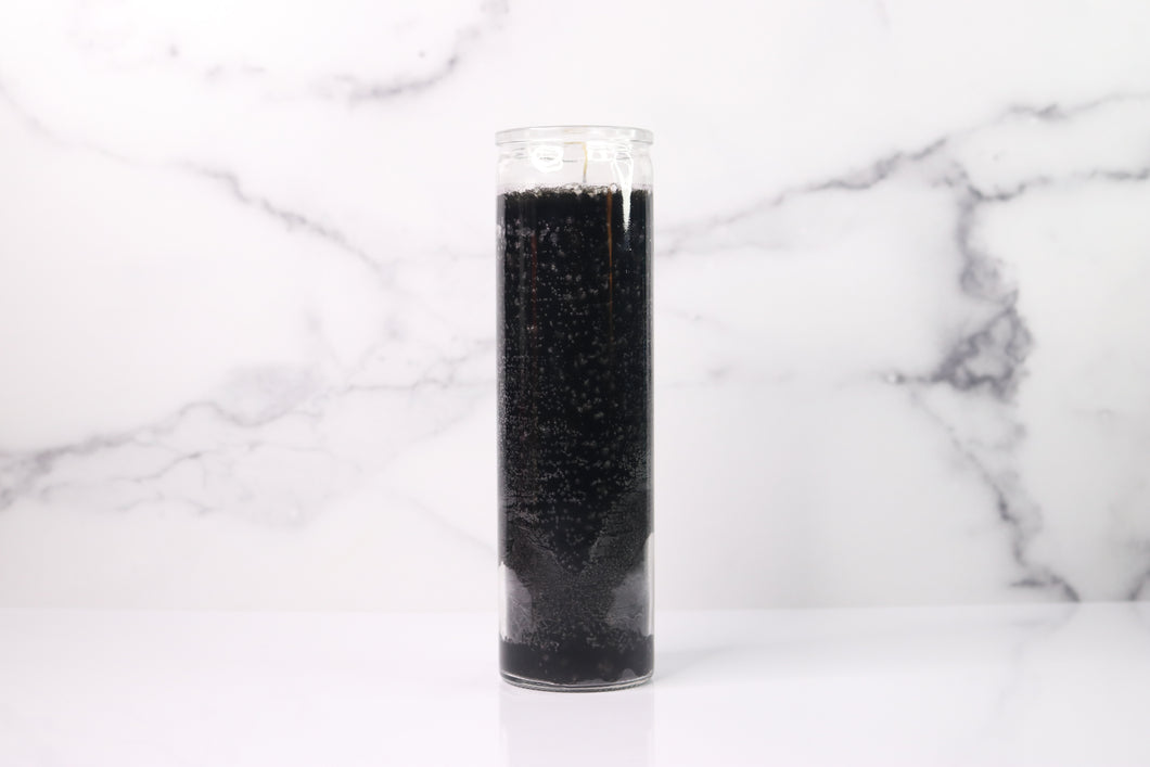 Plain Black Candle