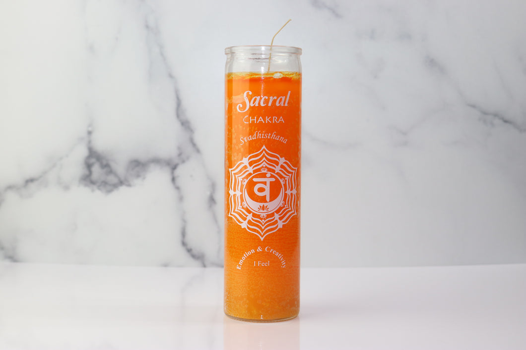 Sacral Chakra Candle